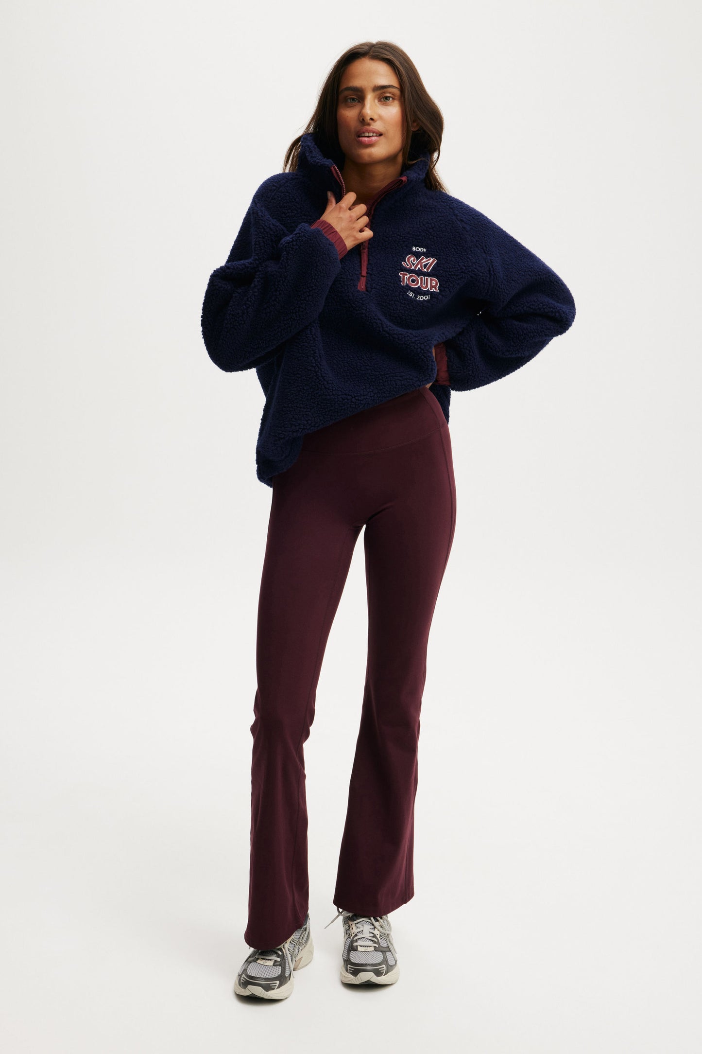 Balance Half Zip Sherpa Pullover Jacket