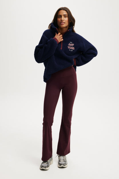 Balance Half Zip Sherpa Pullover Jacket