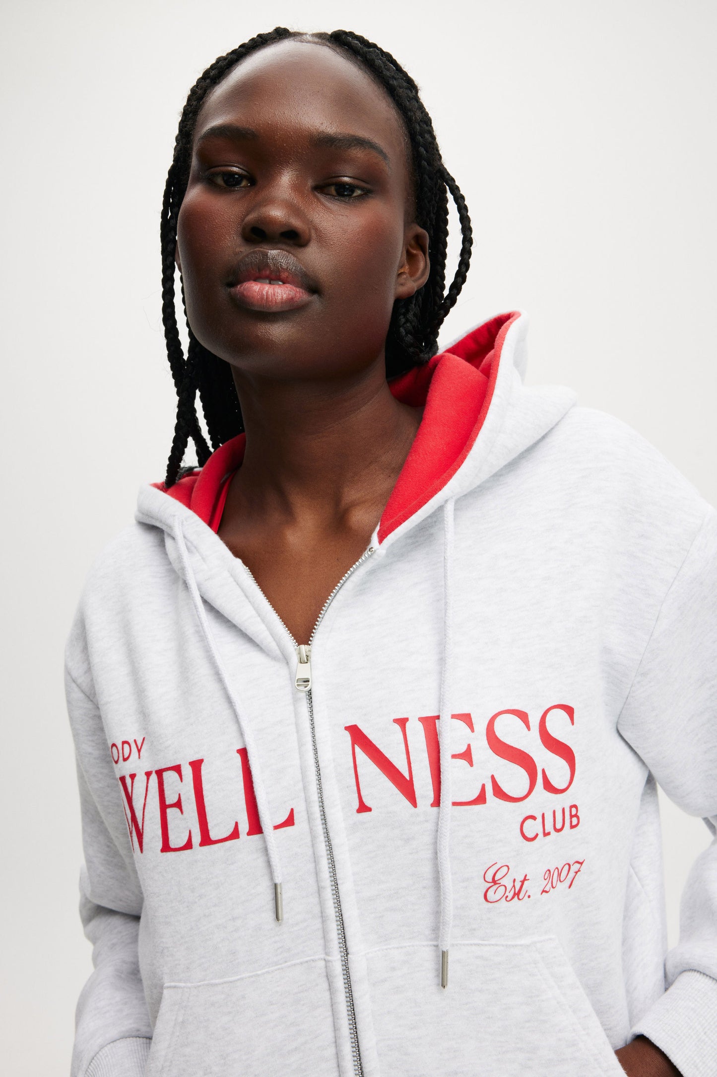 Plush Graphic Zip Through