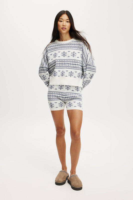 Novelty Knitted Short