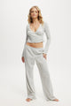 Super Soft Ribbed Straight Leg Pant