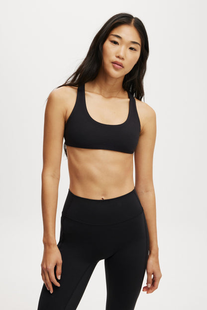 Ultra Soft Plunge Strappy Crop