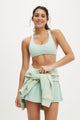 Ultra Soft Plunge Strappy Crop