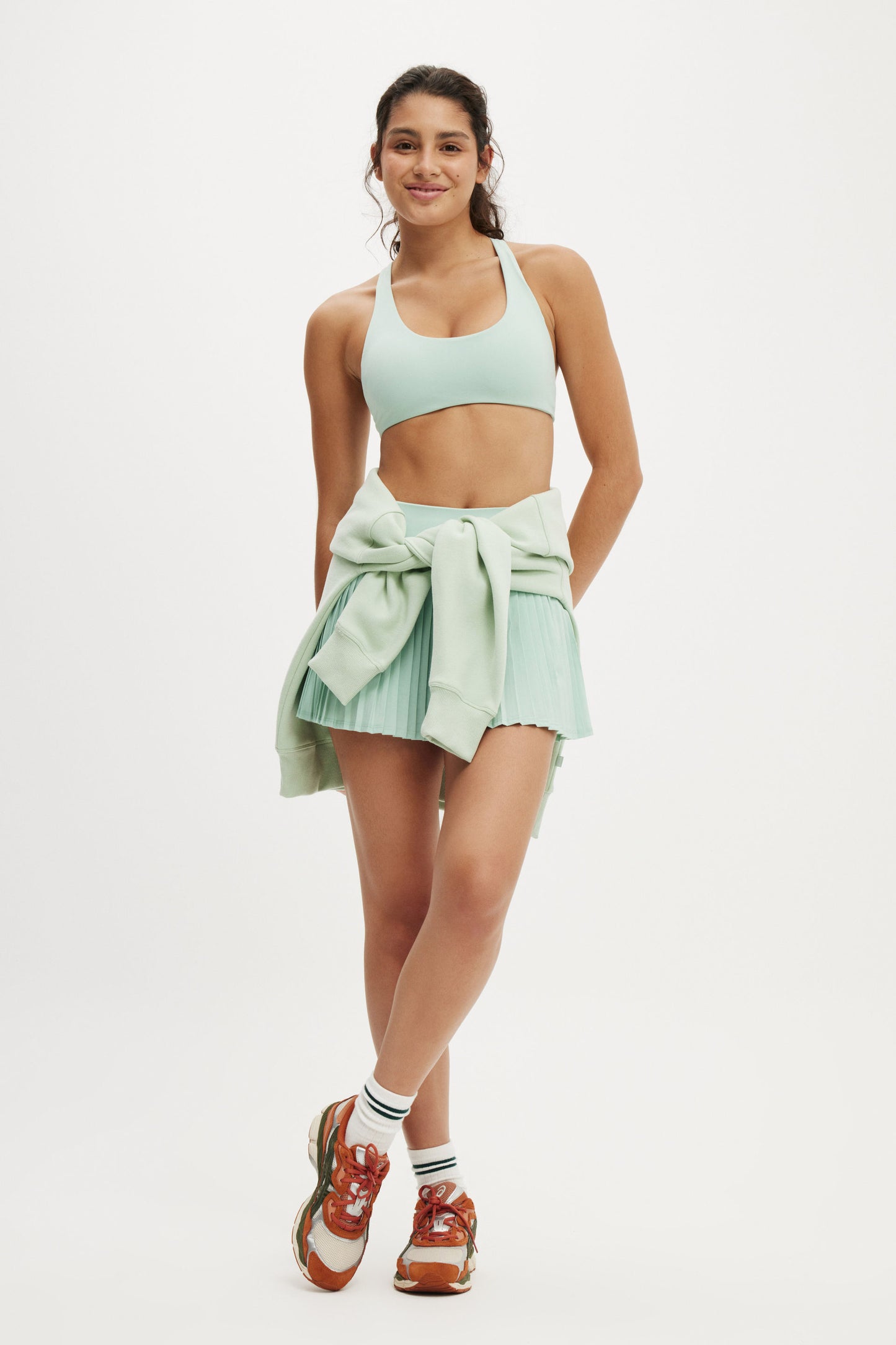 Ultra Soft Plunge Strappy Crop