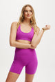 Ultra Soft Plunge Strappy Crop