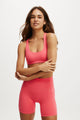 Ultra Soft Plunge Strappy Crop