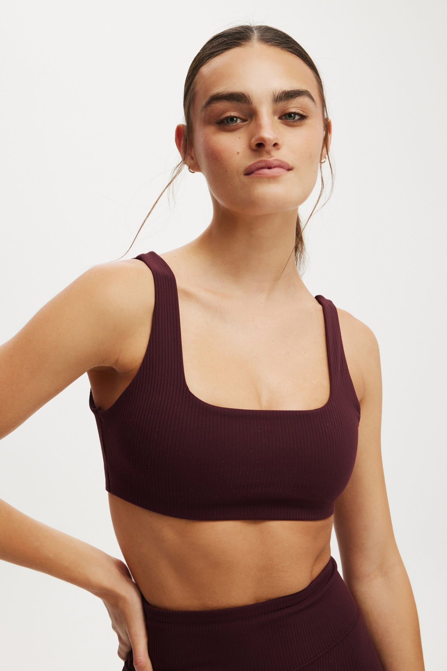 Ultra Soft Rib Crop