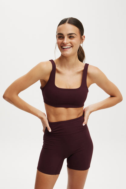 Ultra Soft Rib Crop