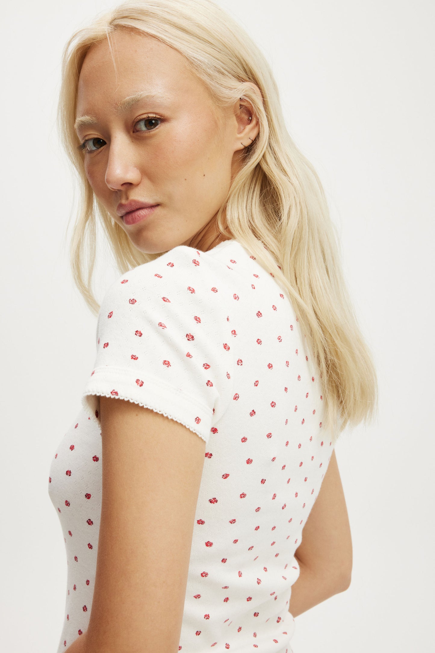 Pointelle Sleep Tee