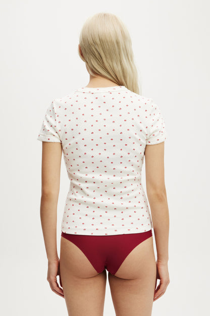 Pointelle Sleep Tee