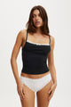 Peached Jersey Lace Cami