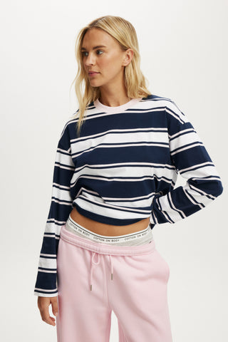 Long Sleeve Graphic Crew