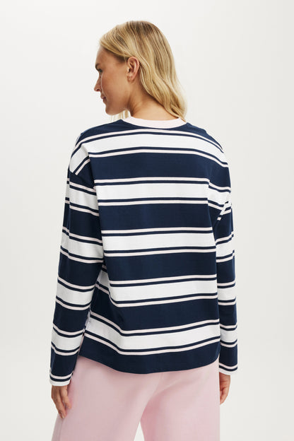 Long Sleeve Graphic Crew