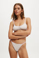 Dottie Woven Tanga G String Brief