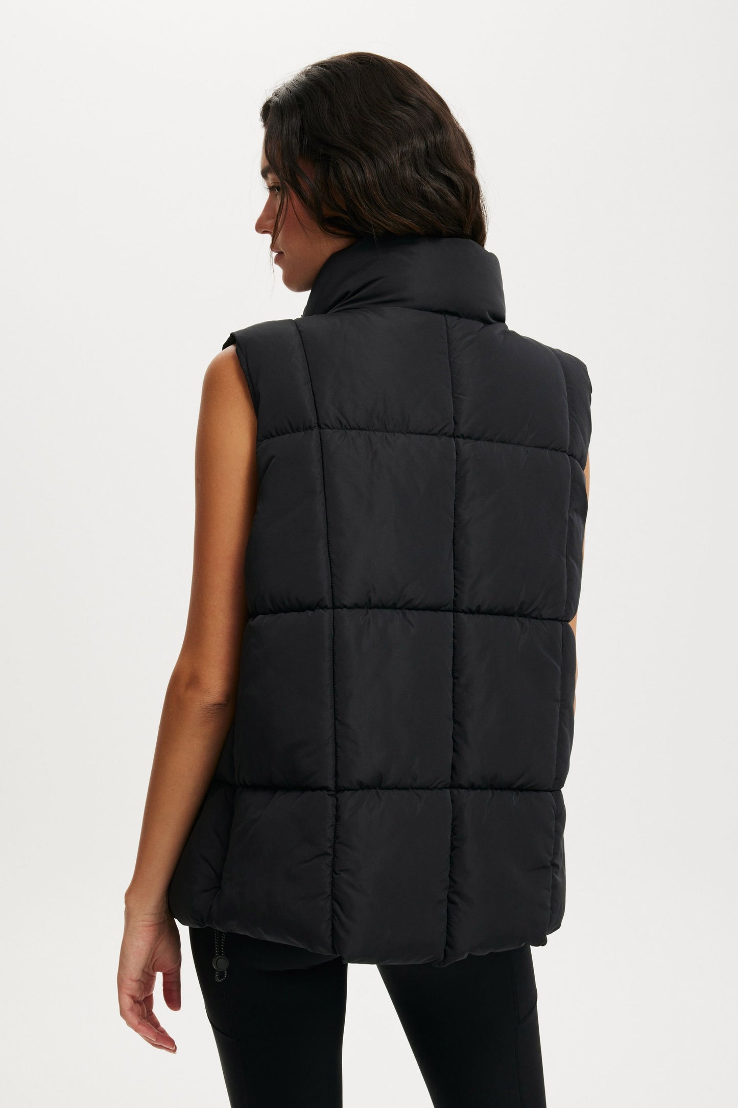 The Mother Puffer Quilted Vest