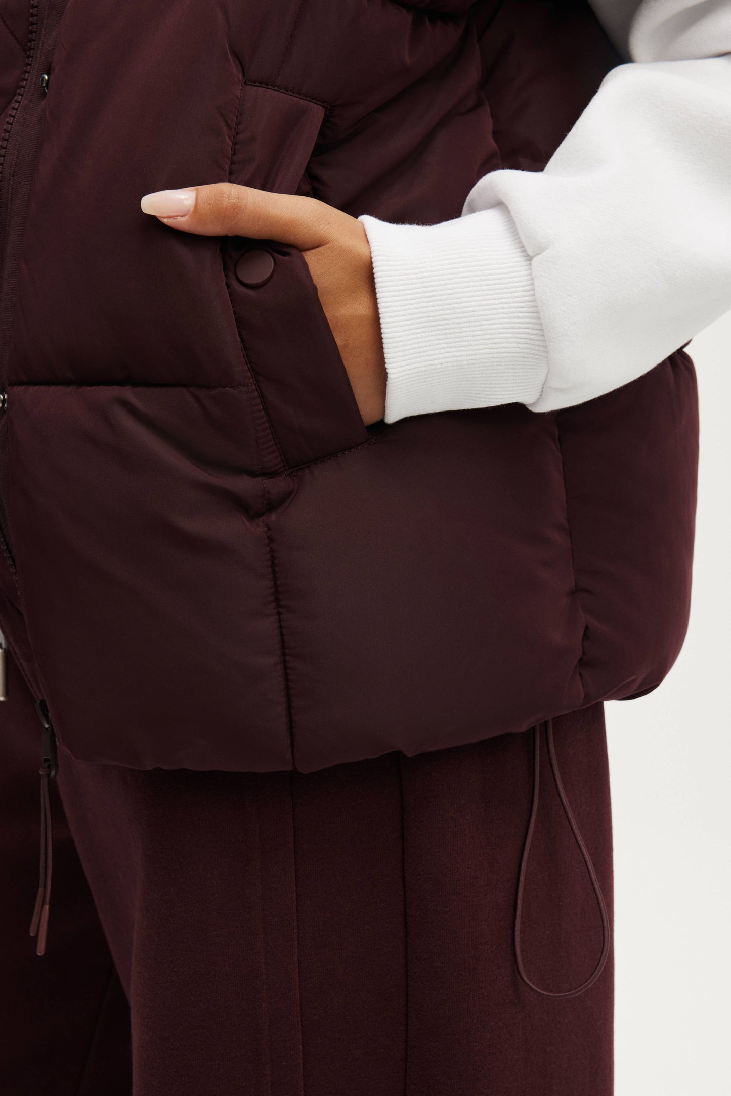 The Mother Puffer Quilted Vest