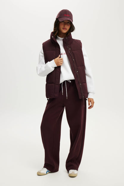 The Mother Puffer Quilted Vest