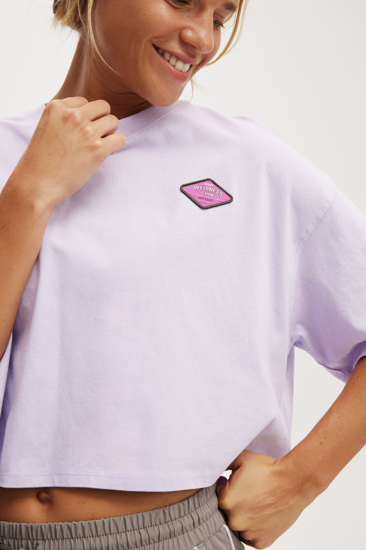 Active Cropped Graphic Tee