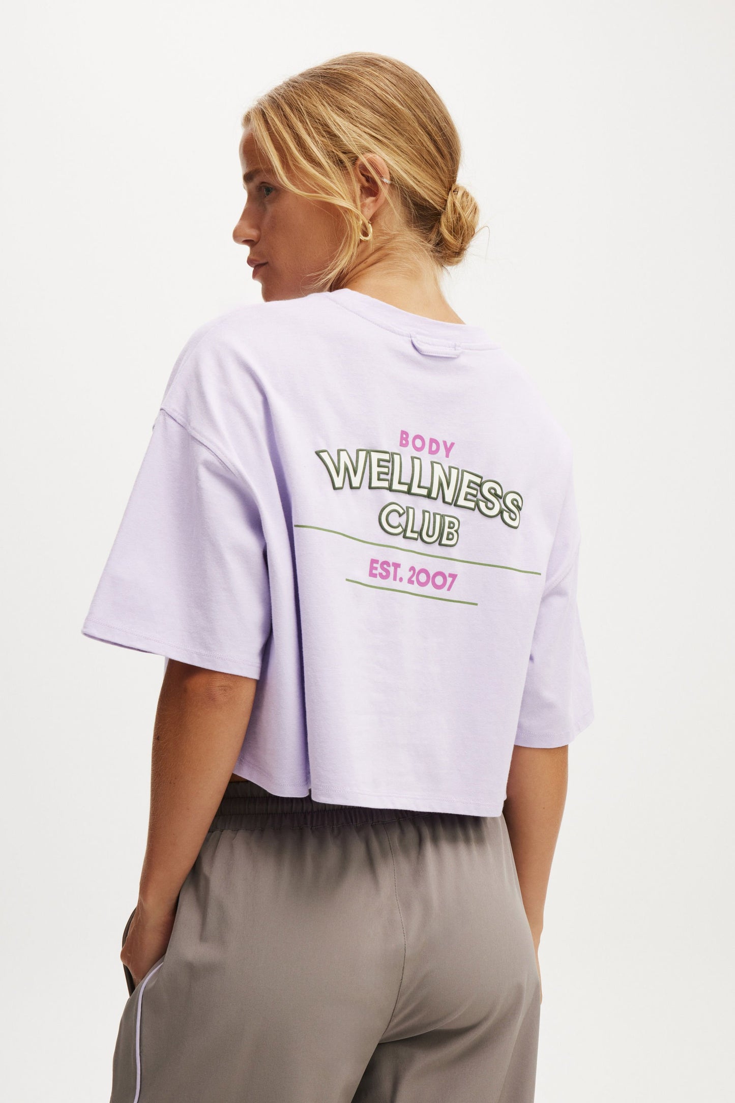 Active Cropped Graphic Tee