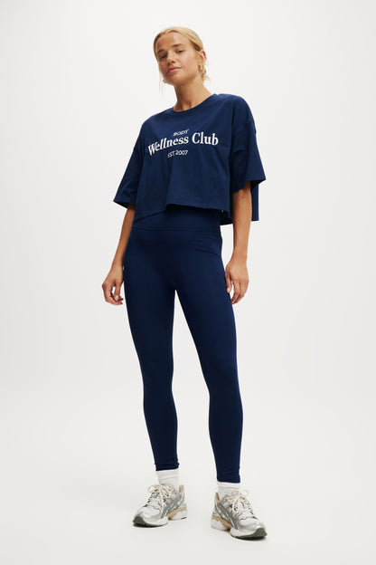 Active Cropped Graphic Tee