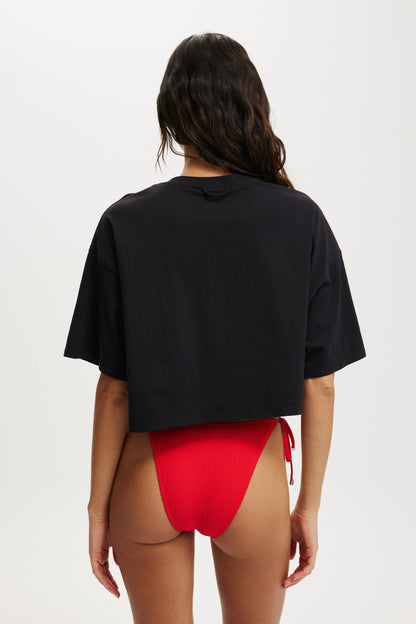 Active Cropped Graphic Tee