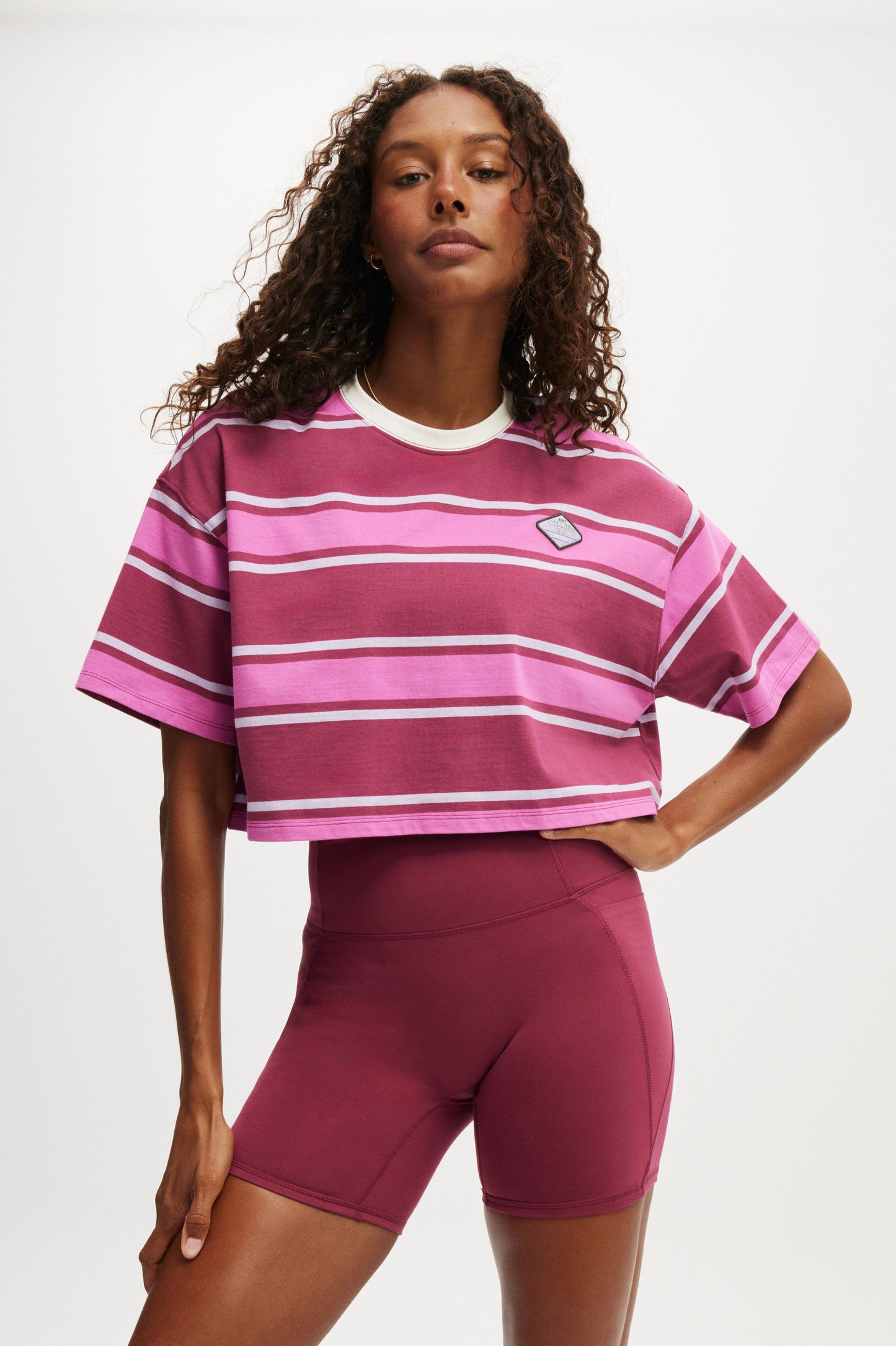 Active Cropped Graphic Tee