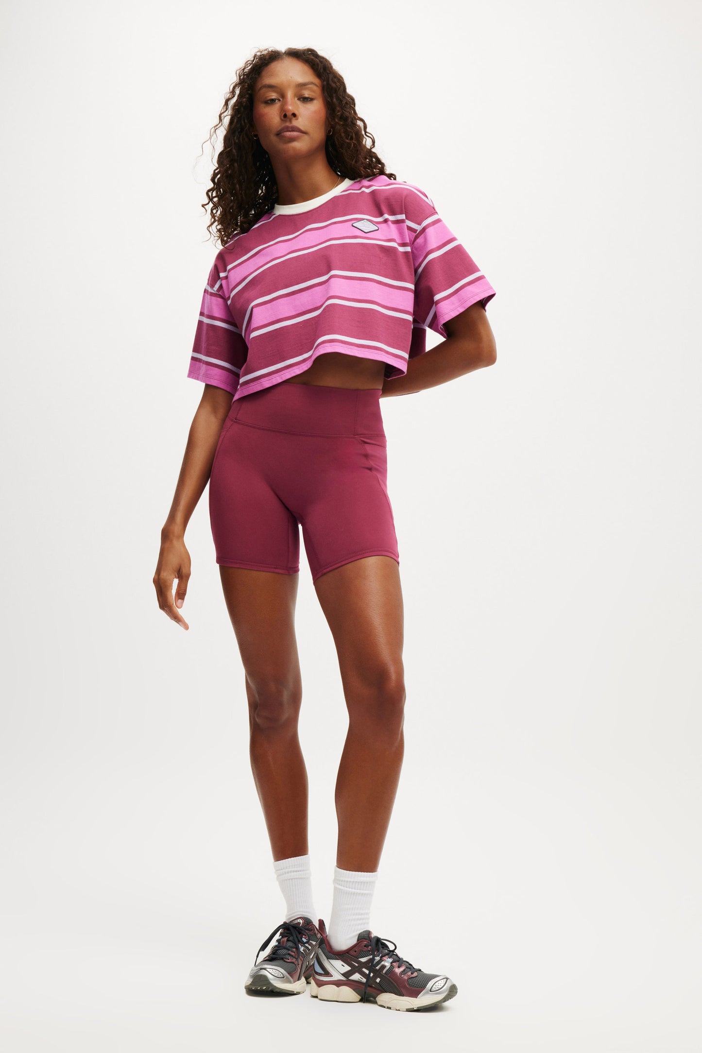 Active Cropped Graphic Tee