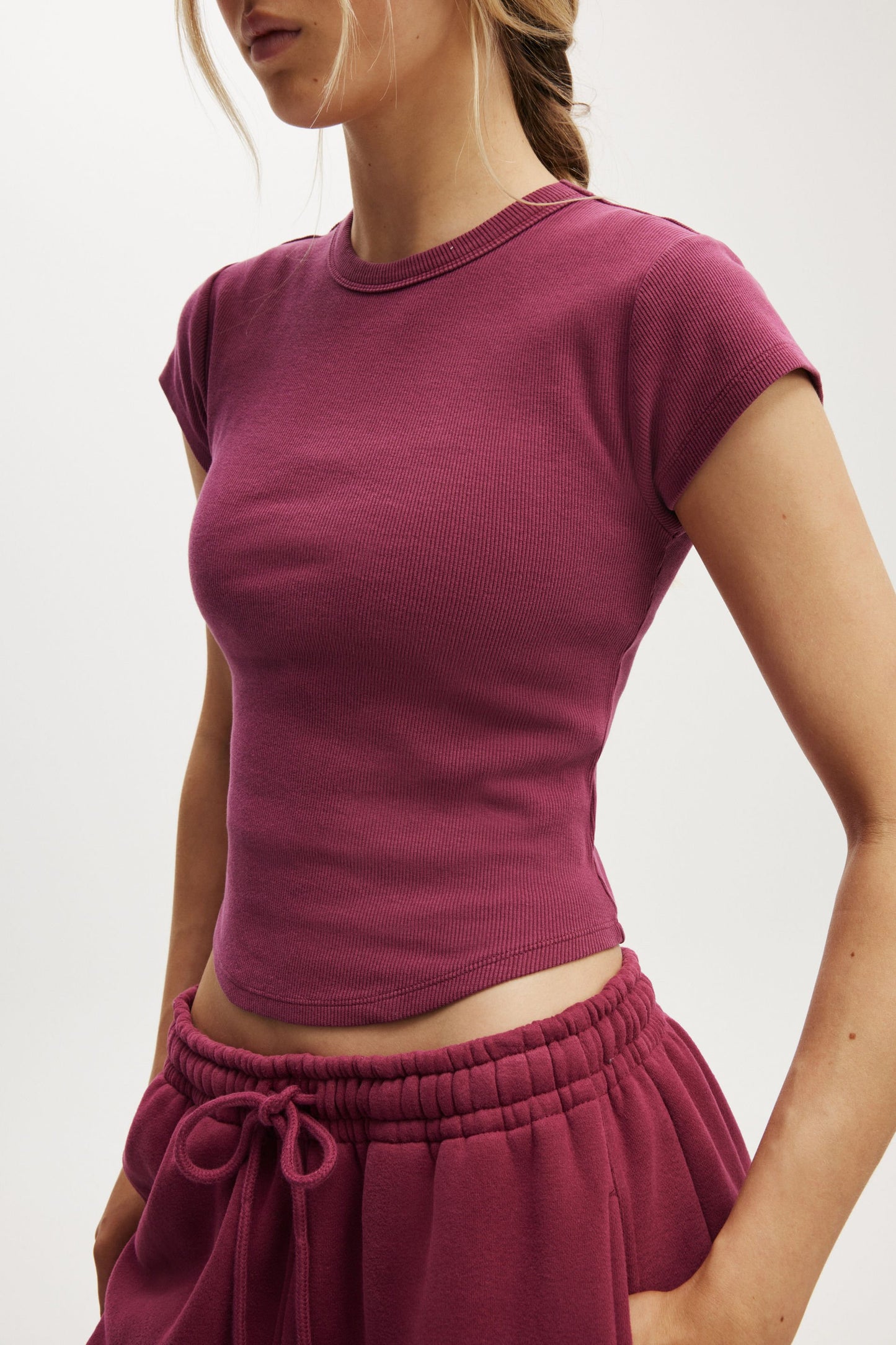 Active Curved Hem Baby Tee