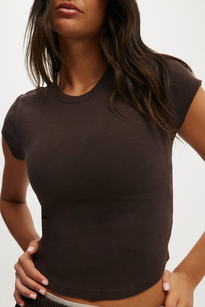 Active Curved Hem Baby Tee