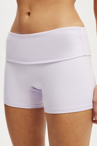 Ultra Soft Roll Over Shortie Short