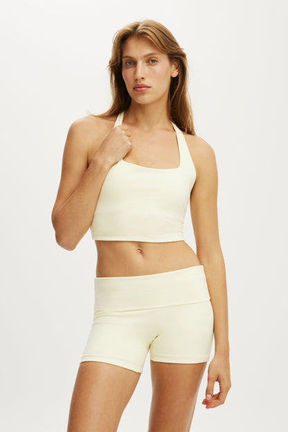 Ultra Soft Roll Over Shortie Short