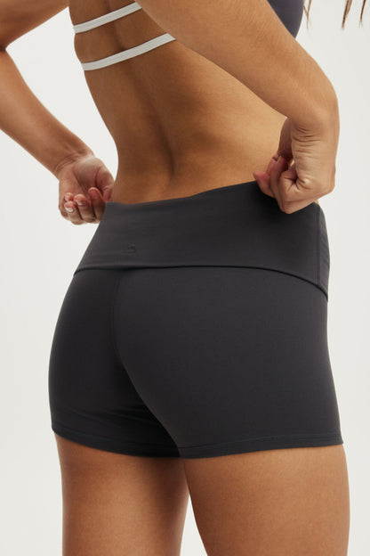 Ultra Soft Roll Over Shortie Short