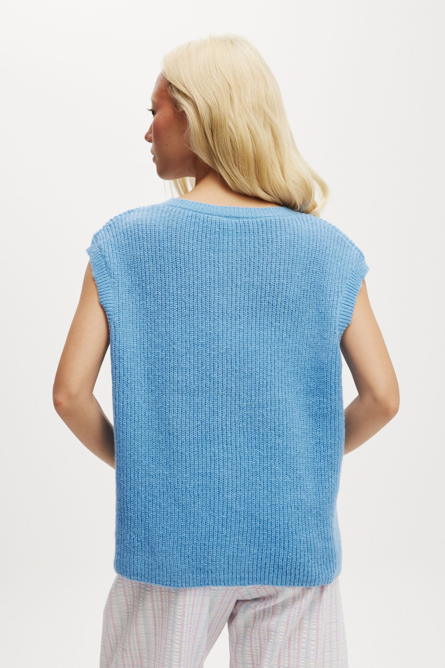 Knit Button Up Vest