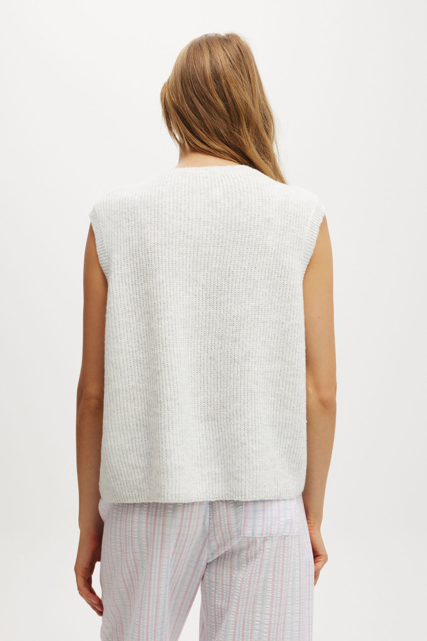 Knit Button Up Vest