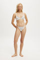 Margot Embroidered Mesh Tanga G String Brief