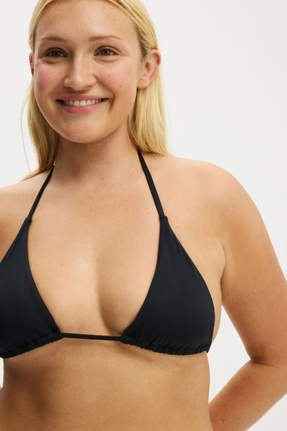String Triangle Bikini Top