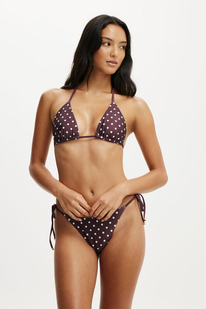 String Triangle Bikini Top