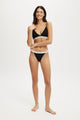 Branded Cotton Cross Over Bralette