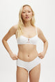 Sophie Cotton Pointelle Underwire Bra