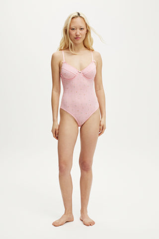 Sophie Cotton Pointelle Boyshort Brief