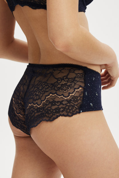Sophie Cotton Pointelle Boyshort Brief