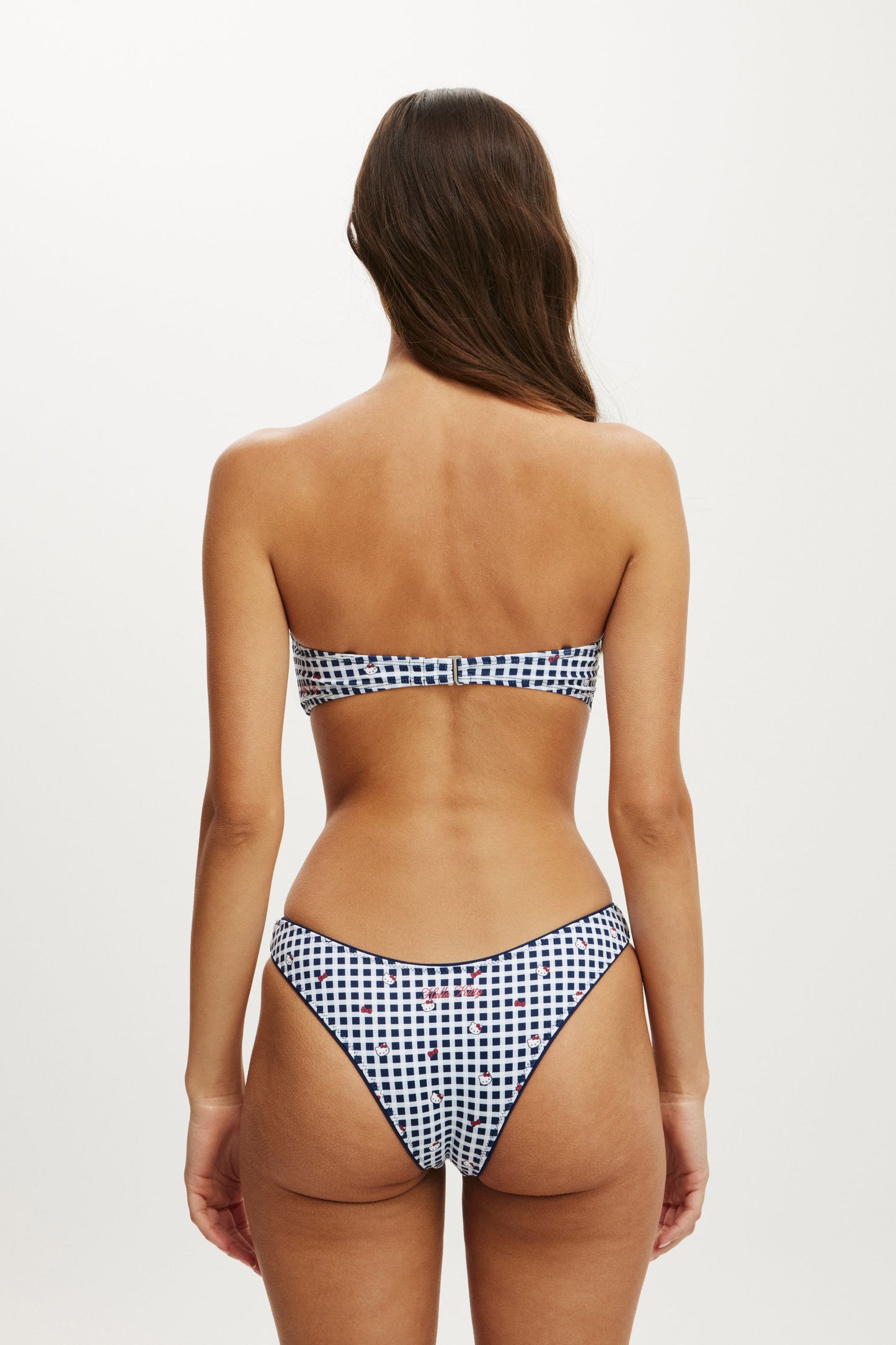 Sanrio Hello Kitty Twist Front Strapless Bandeau Bikini Top