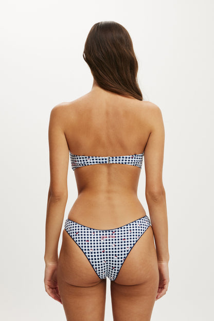 Sanrio Hello Kitty Twist Front Strapless Bandeau Bikini Top