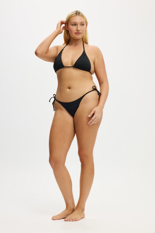 String Tie Side Cheeky Bikini Bottom