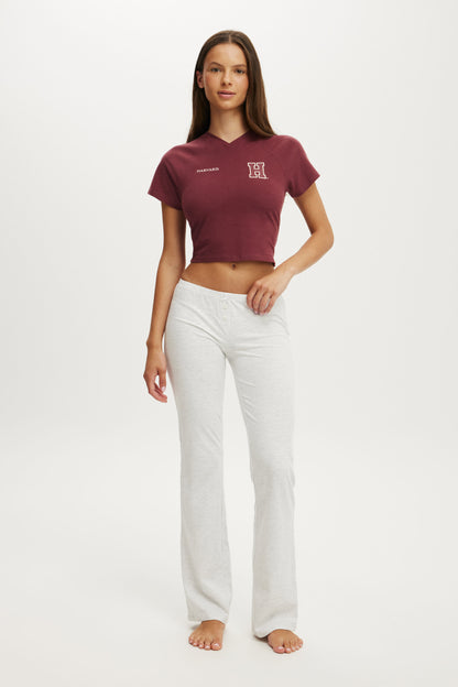 Harvard Soft V Neck Sleep Tee