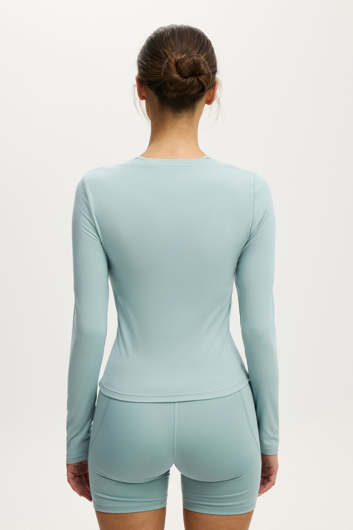 Ultra Soft Plunge Front Long Sleeve