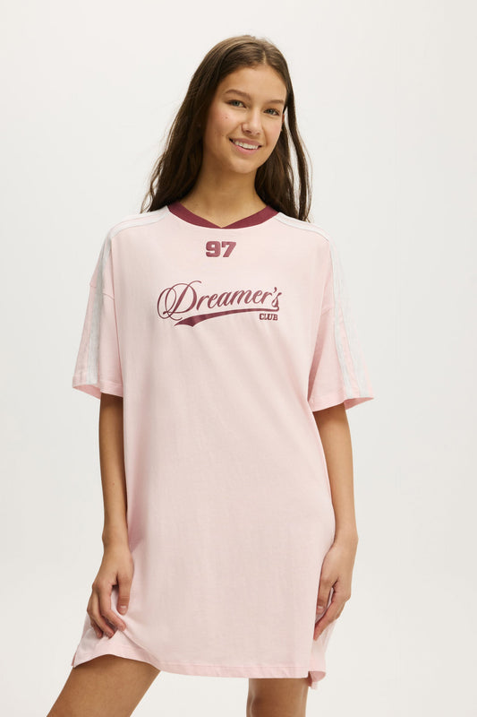 90 S Sporty Tshirt Nightie