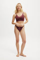 Organic Cotton Frill G String Brief
