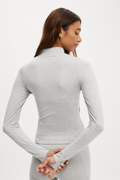Ultra Soft Zip Through Jacket