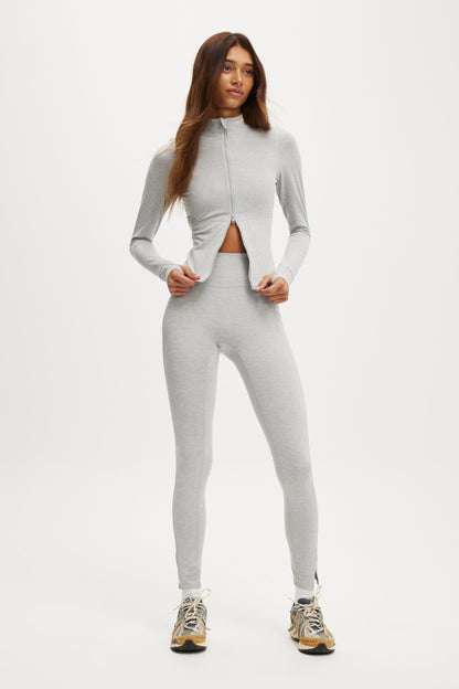 Ultra Soft Zip Through Jacket